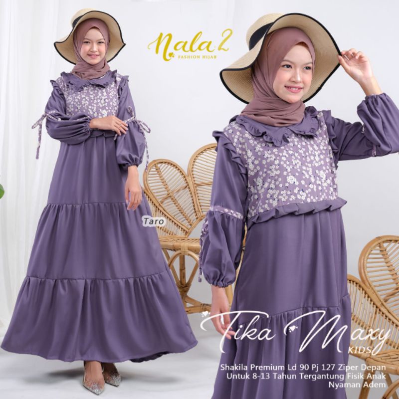 Tika Maxy dresd Kids by ORI Nala fashion hijab