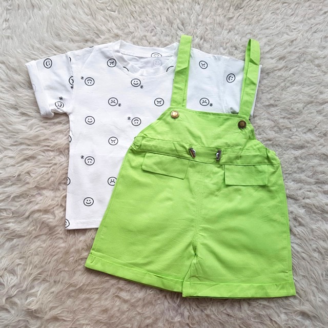 Baju Bayi IMPORT Smile Overall