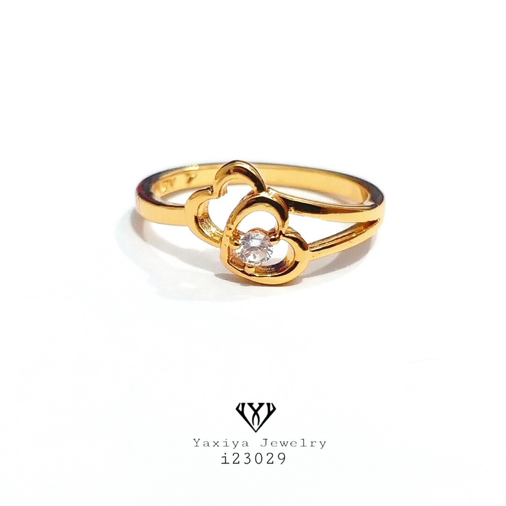 

Cincin permata lapis emas 18k Yaxiya Jewelry 409