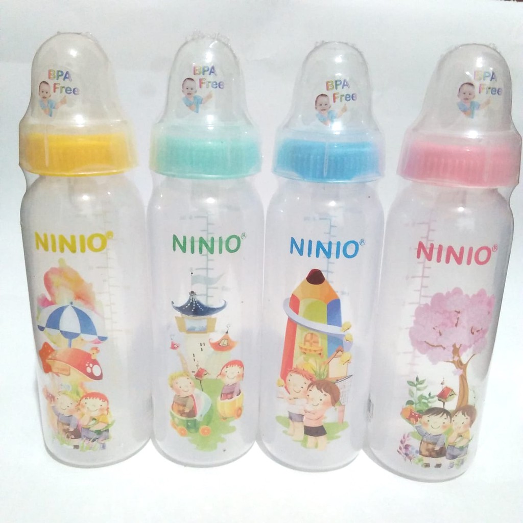 Ninio Botol Susu PP Round 240ml BPA FREE