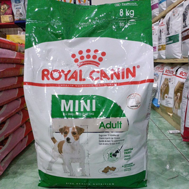 Grab/Gojek Royal Canin dog mini adult 8kg Freshpack/ Rc dog mini adult