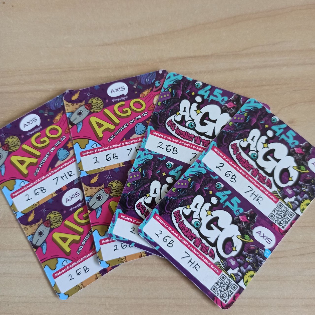 Voucher Axis Aigo 7GB 7Hari