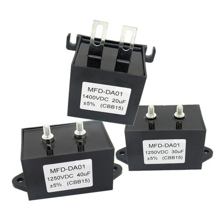 CBB15 1250V40UF mesin las kapasitor 1250V 40UF 1250VDC 40UF MFD-DA01 1400VDC 20UF 1250VDC 30UF +- 5% non-polar kapasitor filter penyerapan