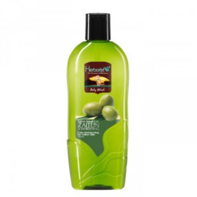 Herborist Body Wash Zaitun + Whitening Sabun Mandi Cair 250ml