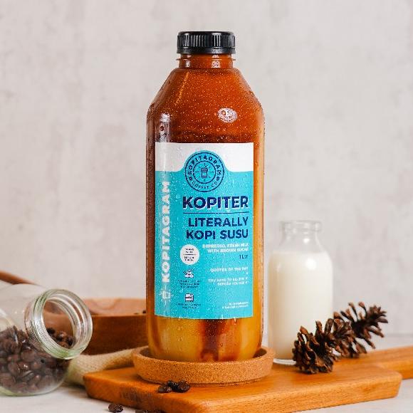 

Kopi Susu 1 Liter - Kopiter (Kopi Seliter) Kopitagram