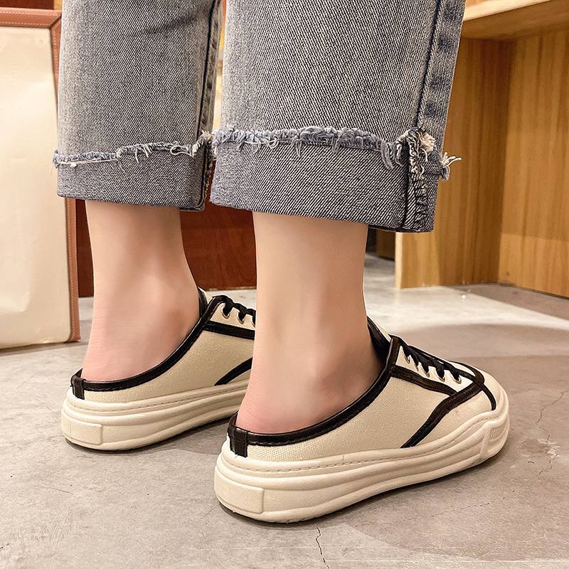 1795 Women Shoes Sepatu Sandal Murah Import Sneakers Kanvas Wanita Kekinian