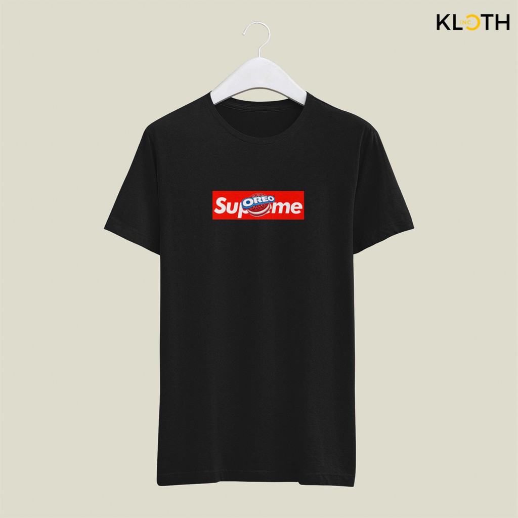 [NEW ARRIVAL] Kaos Oreo Supreme Hypebeast Cotton 24s Premium