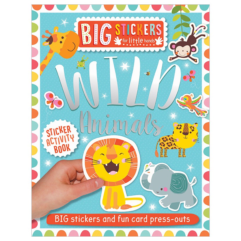 

BUKU STICKER BIG STICKERS FOR LITTLE HANDS WILD ANIMALS STICKER ACTIVITY BOOK