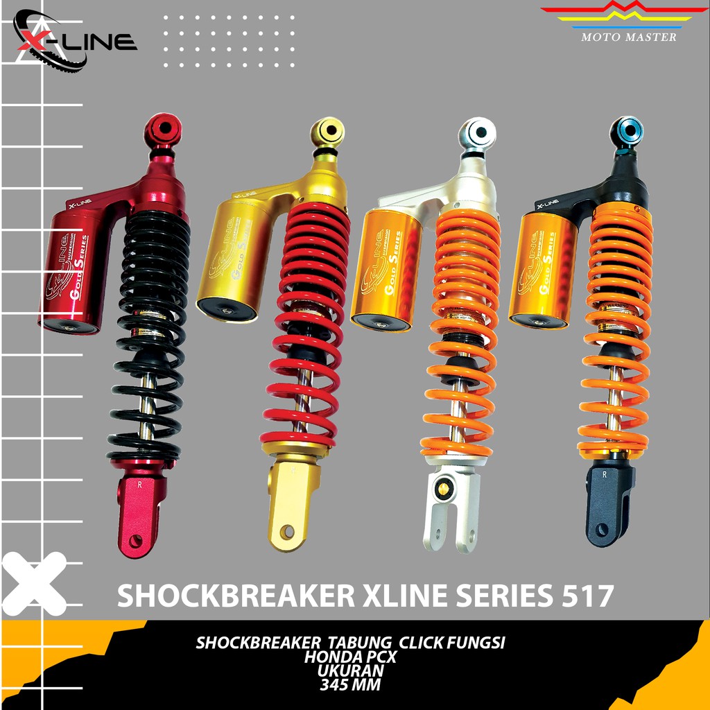 Shockbreaker PCX 150 Tabung Klik Fungsi Xline 517