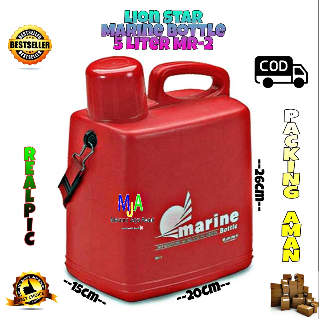 PROMO (Bisa COD) Lion Star Marine Bottle 5 Liter MR-2 Botol Minum Jumbo / Termos Minum