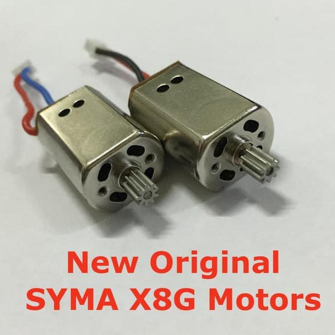 Paire De Moteurs Pour Drone SYMA X8, X8C, X8W, X8A - 2 Moteurs (1 CW + 1 CCW), Neufs