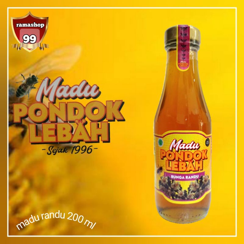 

Madu Randu 200 ml Madu Pondok Lebah