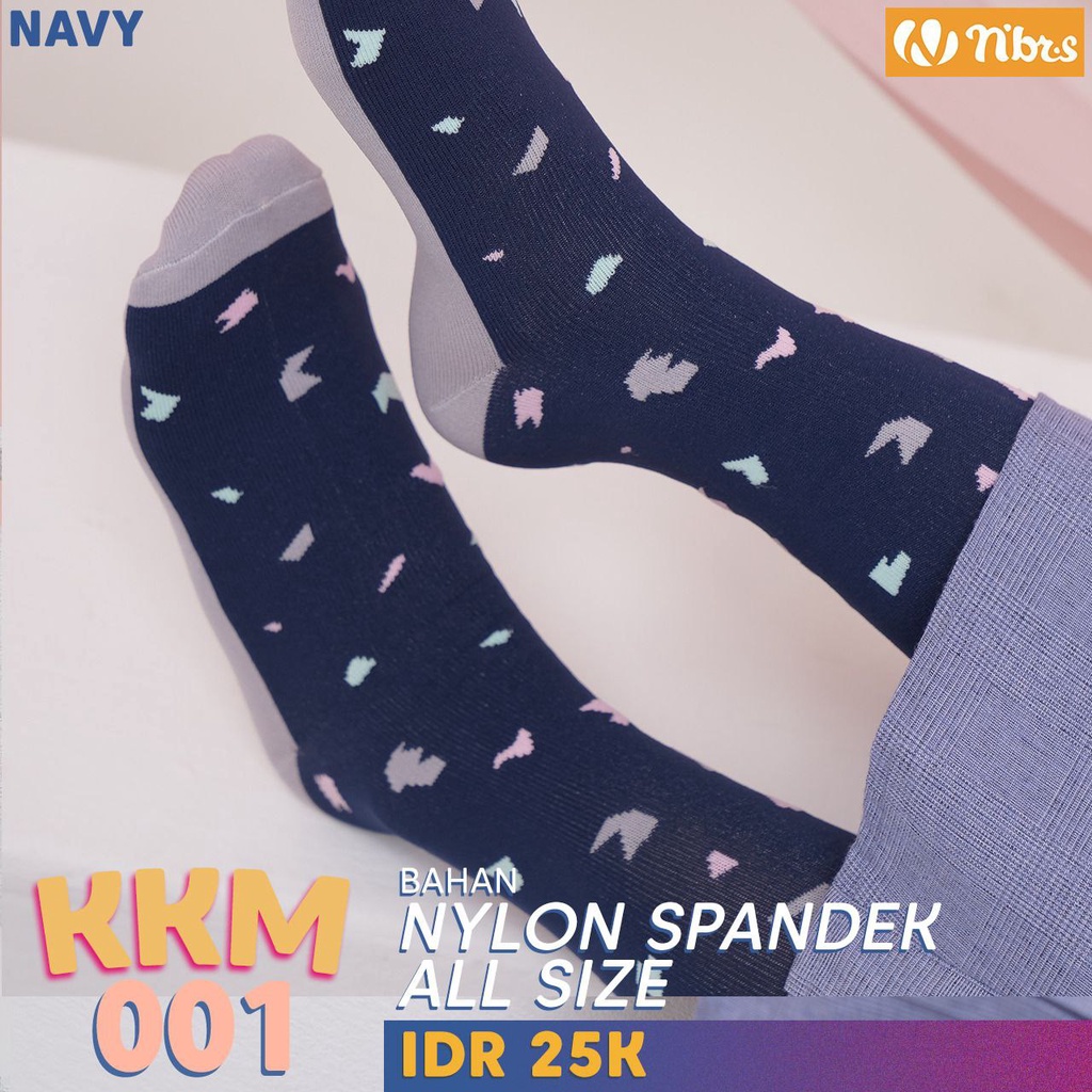 Kaos Kaki Motif Hijab Wanita Dewasa Tanpa Jempol by Nibras (KKM 001)
