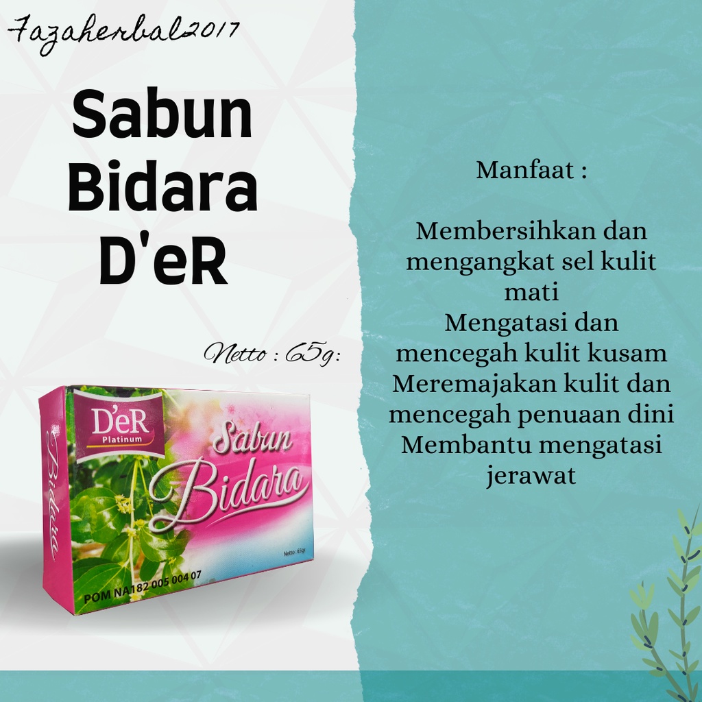 Sabun Bidara Padat 65 gr