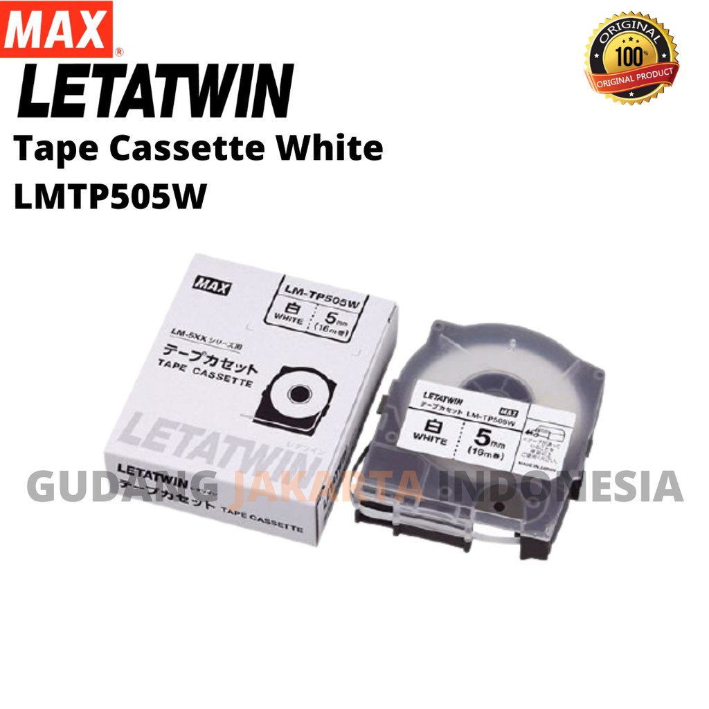 

LETATWIN TAPE LABEL MAX LM-TP505W