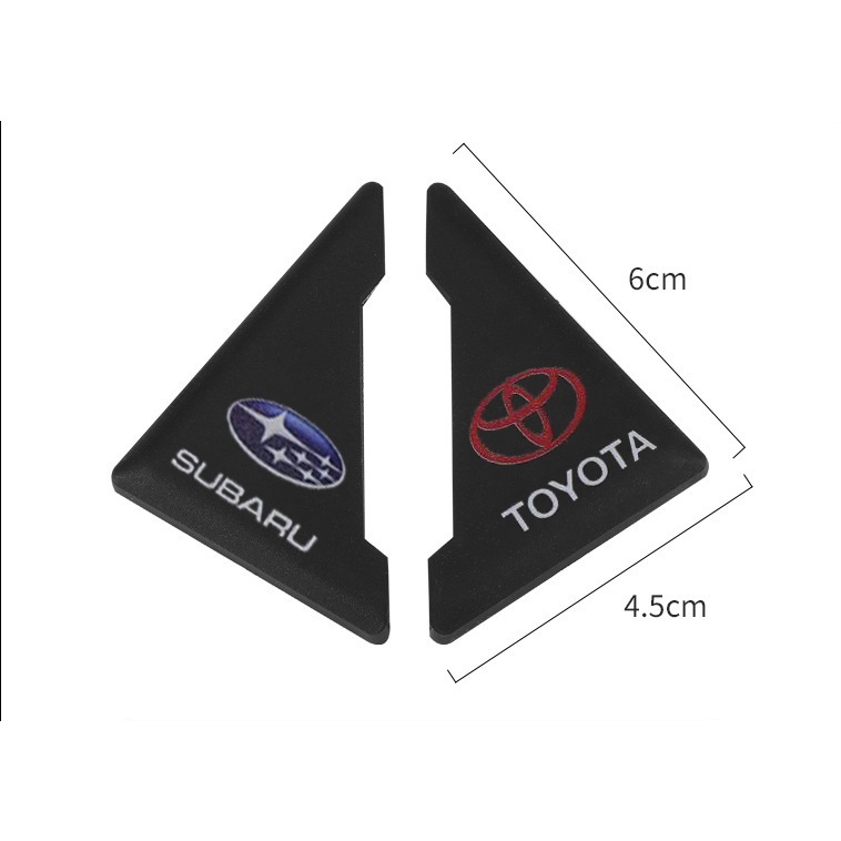 2 / 4Pcs Stiker Pelindung Sudut Pintu Mobil Bahan PVC Untuk Toyota Subaru Avanza Rush Kijiang Innova Calya Razie Yaris Wish Corolla Cross