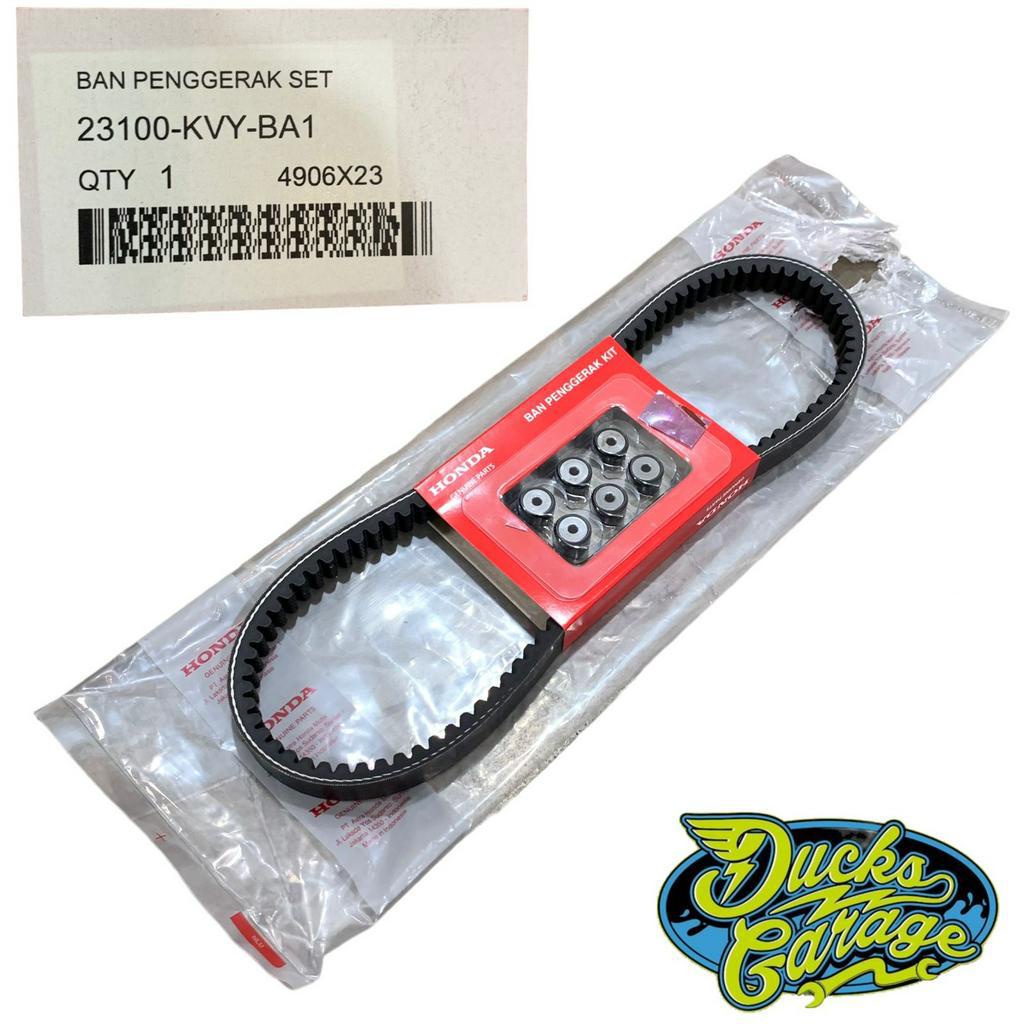 23100-KVY-BA1 Van Belt Set Roller Honda Beat Scoopy Spacy Karbu Original