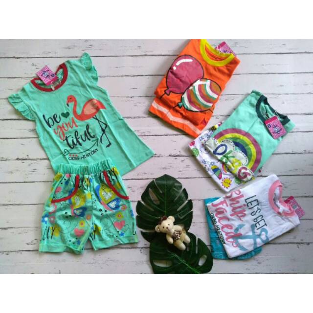 Setelan anak perempuan OKBG size 246810