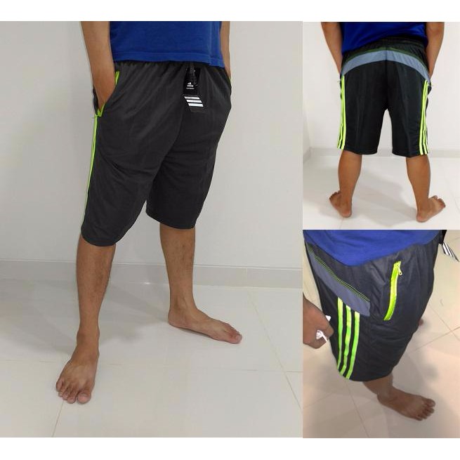 CELANA TRAINING PENDEK / RUNNING ADIDAS AUTHENTIC DARK GREY