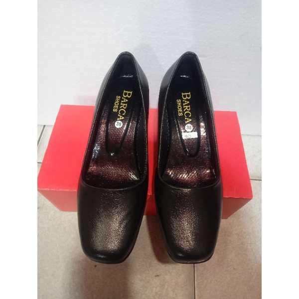 Sepatu pantofel cewek sepatu formal kerja dinas wanita hak 3 cm