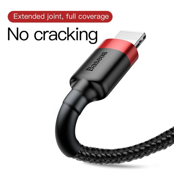 BASEUS Cafule Lightning Fast Charging Kabel Data Iphone Ipad Charger Fast charging 1M/2M 2.4A