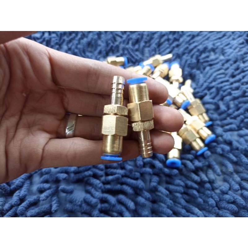 NEPEL SELANG 6 MM KLAKSON TELOLET KECIL KE SELANG BESAR NEPEL SELANG KLAKSON 6 MM KE SELANG BESAR NE