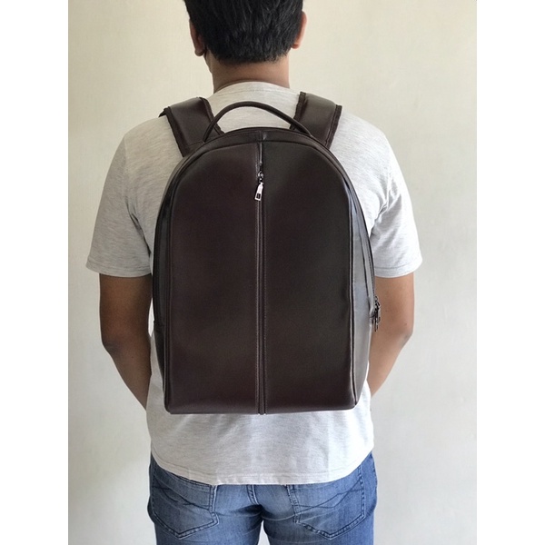 Tas Ransel Kulit -Tas Sekolah -Tas Kuliah Kerja -Tas Kulit