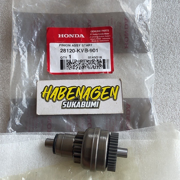 gir gigi gear pinion stater starter beat scoopy spacy vario 110 pcx karbu old fi non esp ori AHM HGP