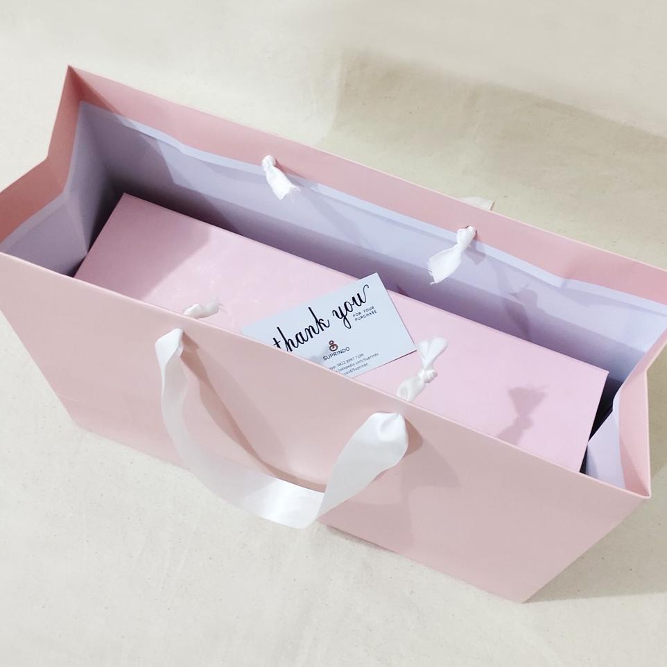 

Baru CHTEO (PAKET MIN. 50 PCS) Premium PAPER BAG BESAR 35 X 12 X 28 CM 69 Hot Sale