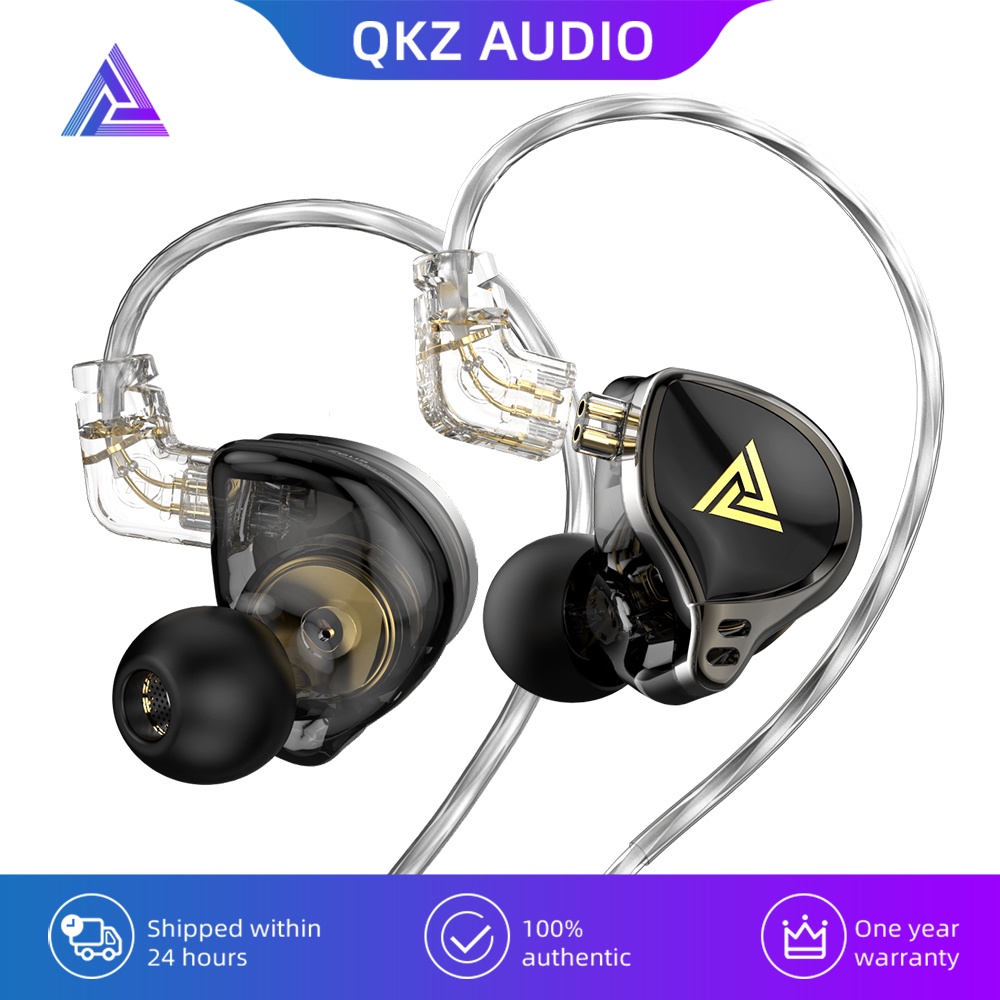 Qkz AK6 Zeus Earphone In ear HIFI Dynamic Bass Dengan Mic