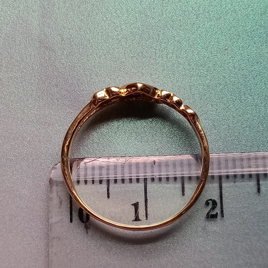 Cincin Emas 17K - 1.9 gr Kadar 750 - 971