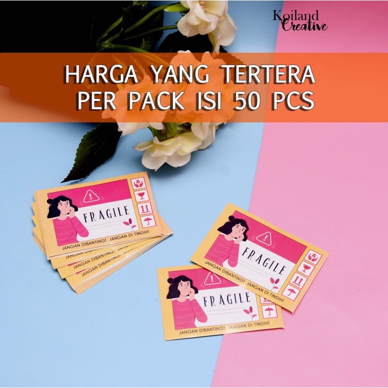 

Stiker Fragile Kecil