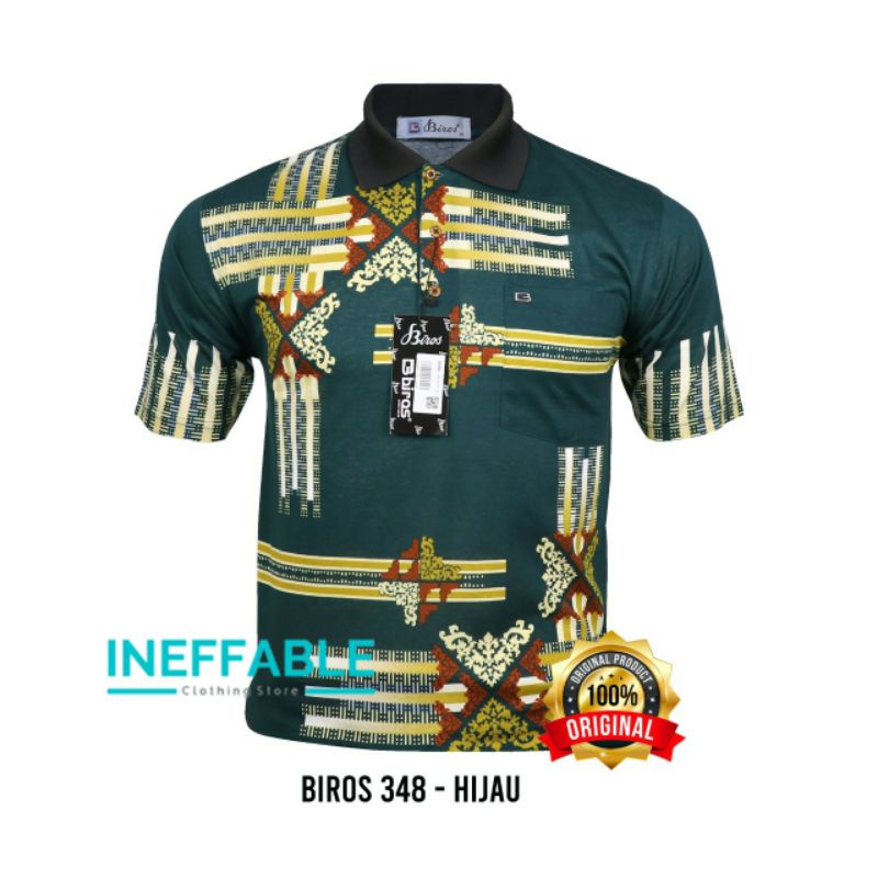Kaos Kerah Pria Biros Katun Halus 348