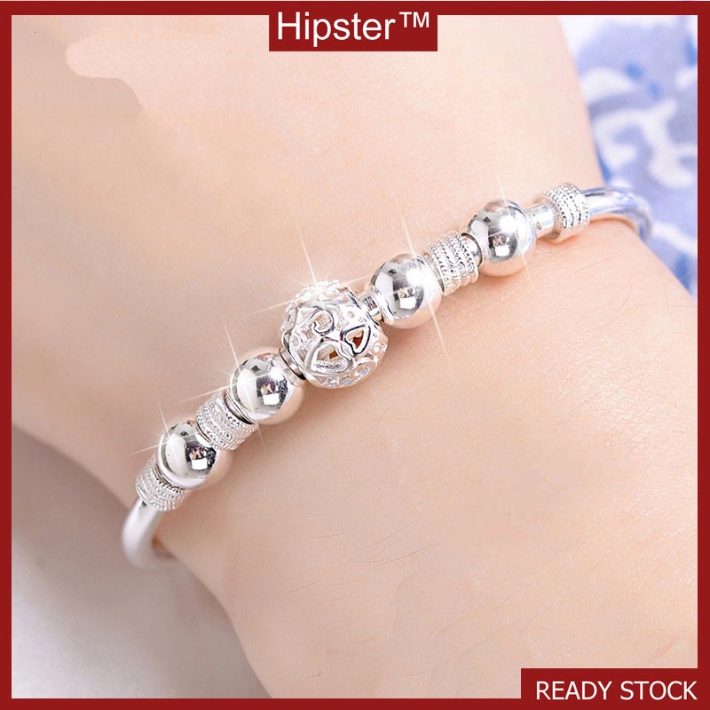 Vintage Ethnic Style Luxurious Style Circle Platinum Bracelet