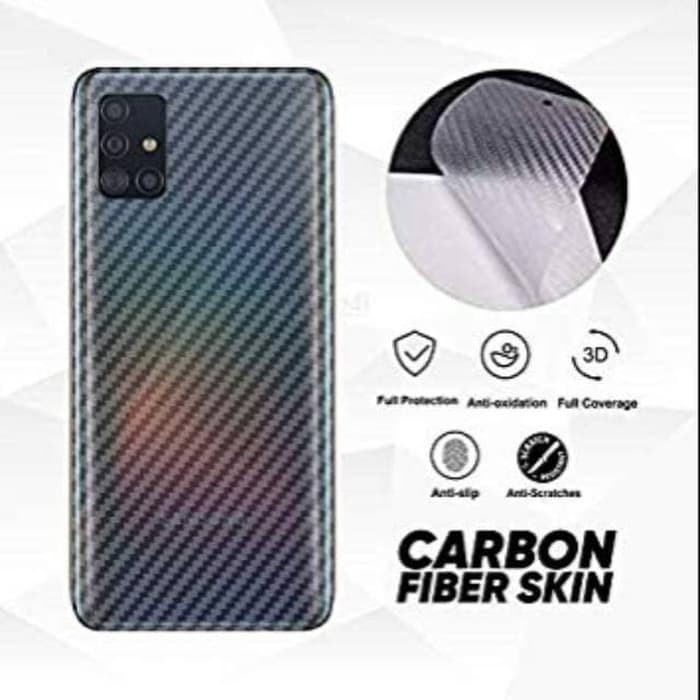 Skin Carbon Samsung Galaxy M31s - Back Skin Handphone Protector
