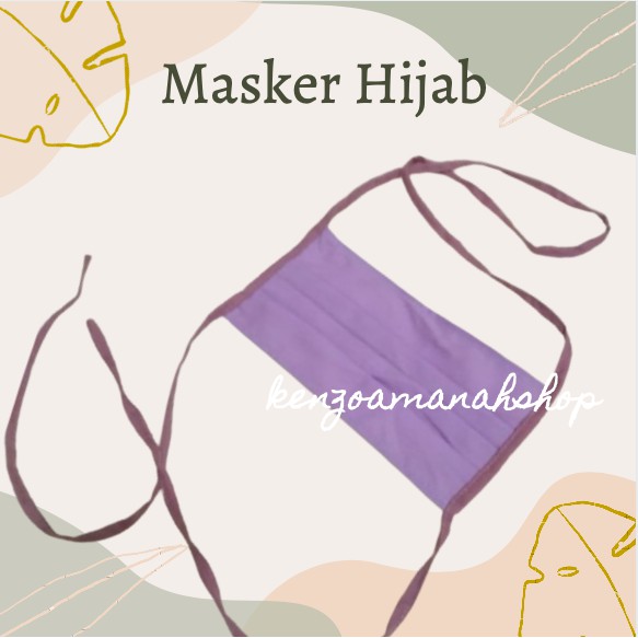 MASKER DUCKBILL ECER -FACEMASK DUCKBILL- MASKER TALI KAIN MURAH