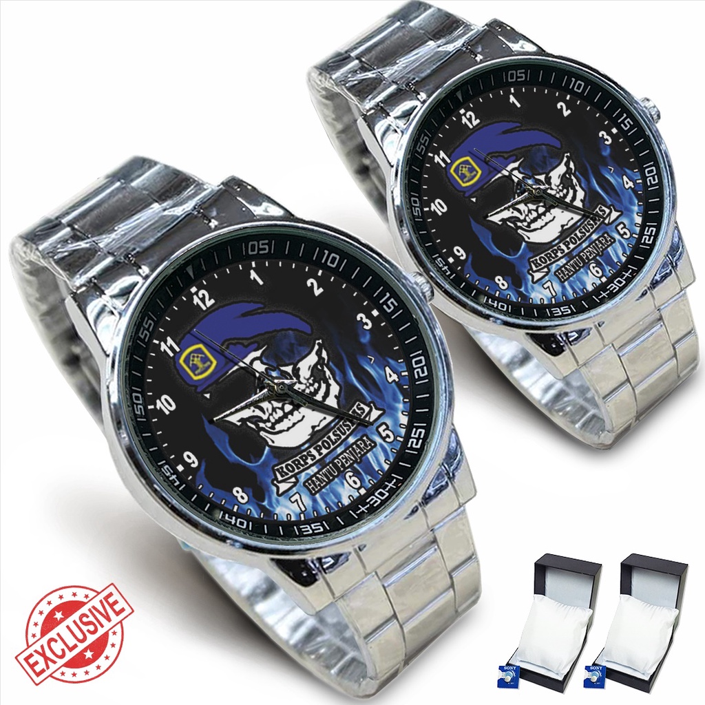 Jam Tangan Rantai Couple POLSUSPAS - 3 (Mantul)