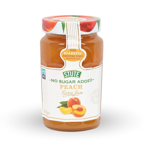 

Stute Diabetic (diabetes) Jam PEACH 430GR