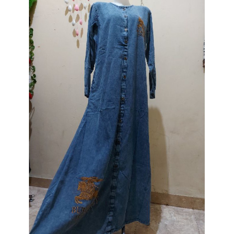 gamis jeans burberry