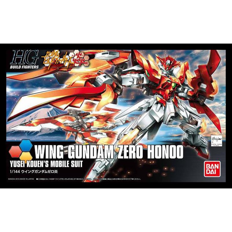 BIG SALE HGBF Wing Gundam Zero Honoo