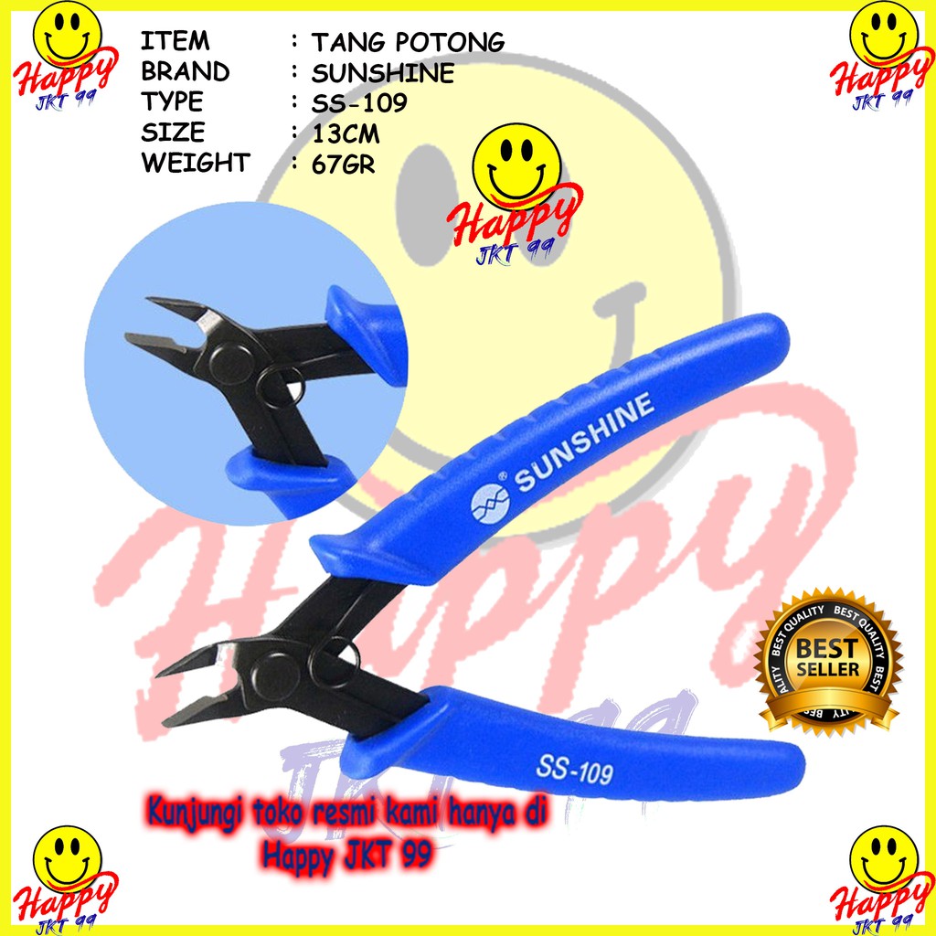 [ HAPPY JKT 99 ] TANG POTONG COIL SUNSHINE SS-109 SS109 SS 109 BISA BUAT VAPE BAGUS KUAT ORIGINAL