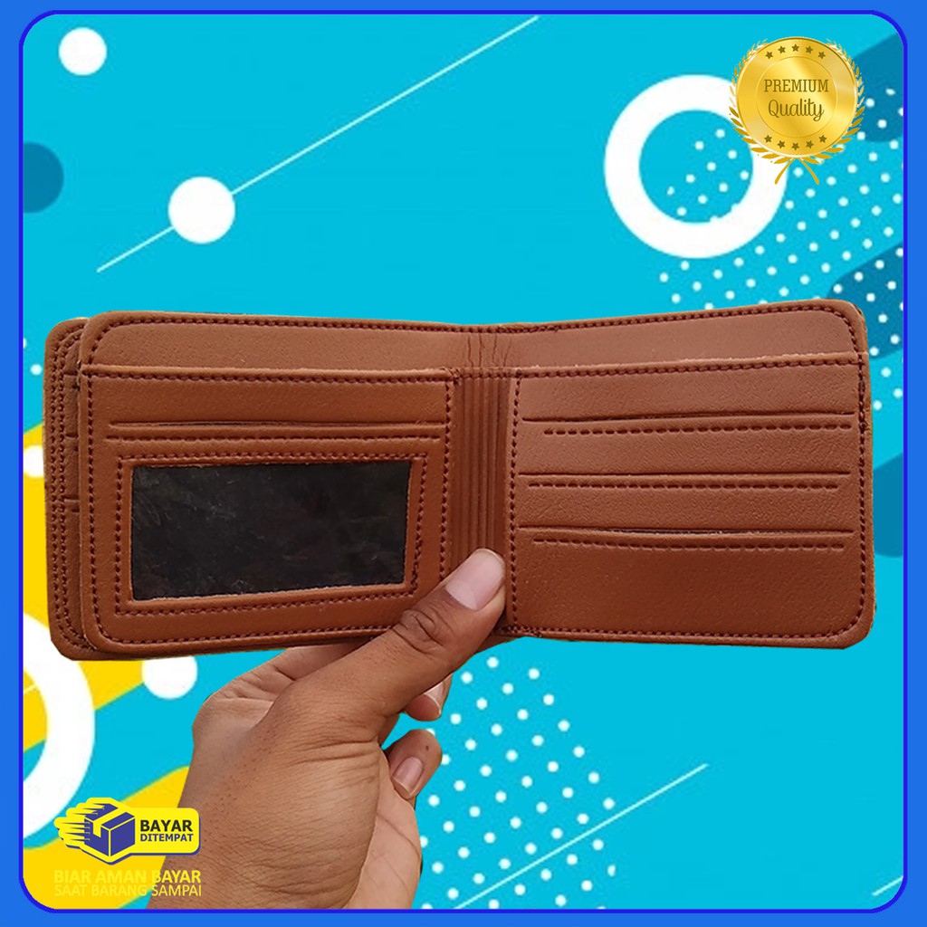 7.7 MIDYEAR SALE! Dompet Pria amt pendek Bahan sintetik distro