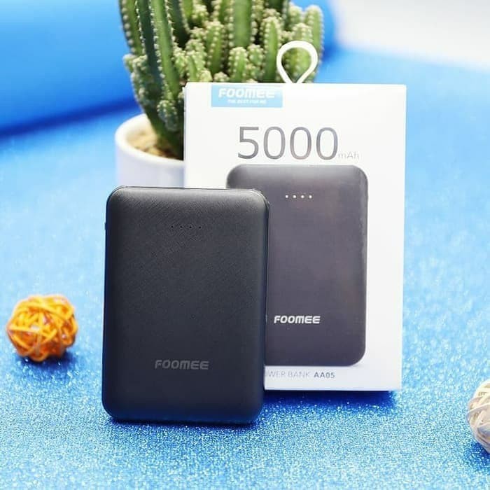 Promo Power bank FOOMEE PowerBank 5000 mAh AA05 SLIM Baru