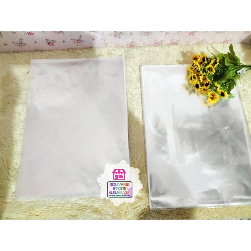 Plastik OPP polos ukuran 40 x 50 cm || Plastik OPP || Plastik Tas || Plastik Souvenir || Plastik ukuran 40cm