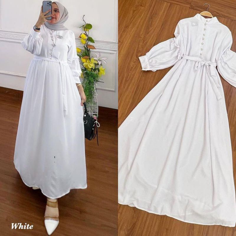 DRESS MUSLIM, baju wanita, baju gamis, dress, gamis, Baju gamis, fashion wanita, Nila Dress