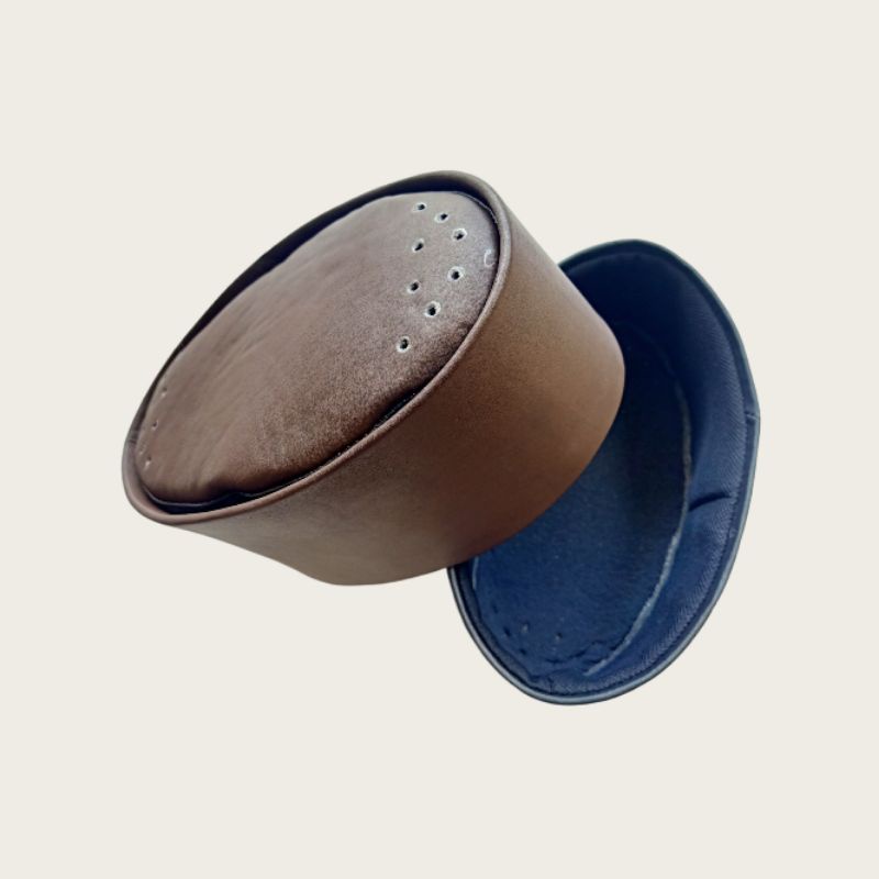 Peci Kulit Domba Asli /lembut halus/songkok kulit