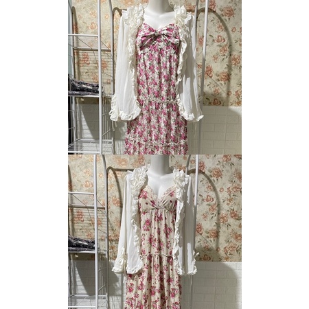 preloved dress rose vintage