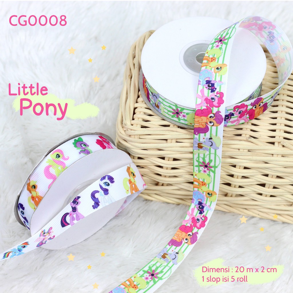 

Pita Roll Motif Little Pony 2cm CG0008 - 2Pilihan Motif