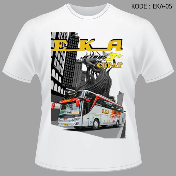 Kaos Bus Po EKA Jetbus3 Baju Bis Shd Kallimosodo Jetbus 3 Setra BMC Tshirt Bismania EKA-05 stok