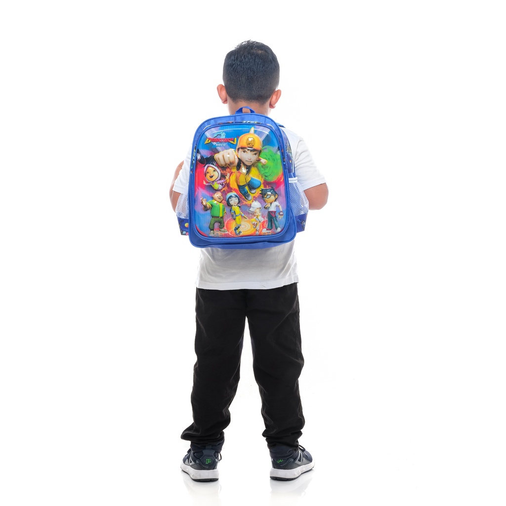 [KLIKTAS] Tas Ransel Anak Cowok Lampu LED SD TK Calypso 3724 Backpack Sekolah Laki Karakter Kartun Superhero Pahlawan